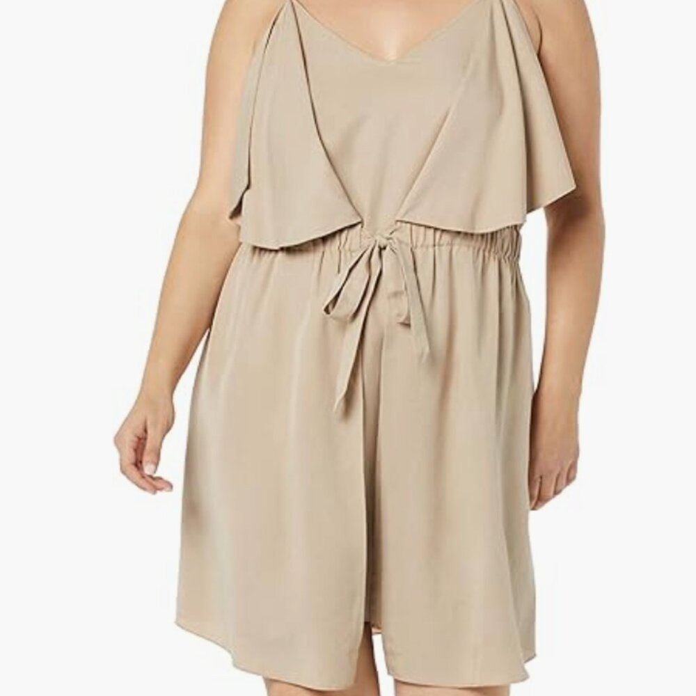 New With Tag TEREA Women's Elise Double Layer Mini Dress Sundress Tencel Summer